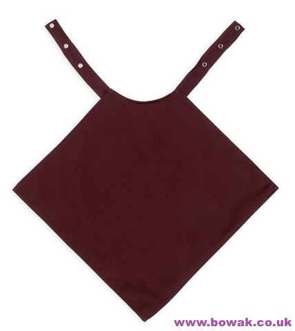 Napkin Style Clothing Protector Maroon Napkin Style Clothing Protector Maroon