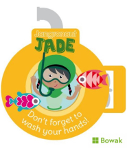 Jangronauts Stickers Wash Your Hands Jade Jangronauts Stickers Wash Your Hands Jade