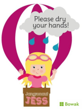 Jangronauts Stickers Dry Your Hands Jess Jangronauts Stickers Dry Your Hands Jess