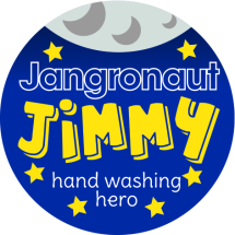 Jangronauts Stickers Hand Wash Hero Jimmy Jangronauts Stickers Hand Wash Hero Jimmy